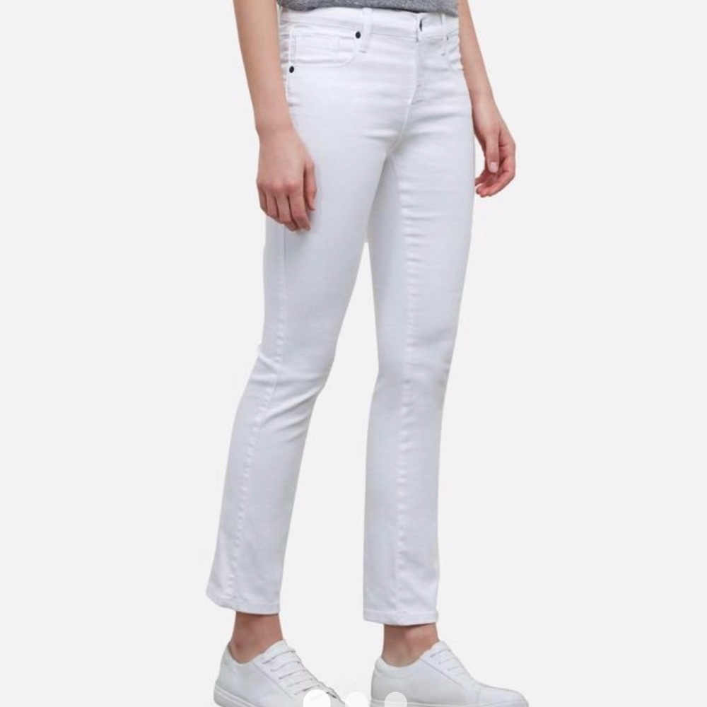 KENNETH COLE REACTION White Boyfriend Jeans